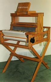 Table Loom on Buck Stand